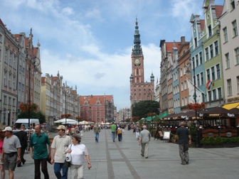 Foto della citt di Danzica, Polonia